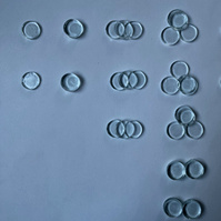 12.1.101 before breaking | 3mm float glass, drilling machine, grinder, plaster, fibre paper, kiln, water | 09.02.2023 | doryeek