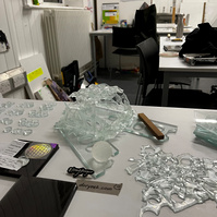 7.2 on 15.02.2023 | float glass sculpture object | doryeek