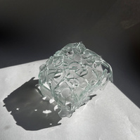 12.2 | 3mm float glass, kiln, plaster, mould, pen, pencil, marker, tracing paper | 06.02.2023 - tbc. | glass art work, constructivism, glass artist based in uk, from hong kong, new materialism, vitality, destruct and reconstruct, entropy