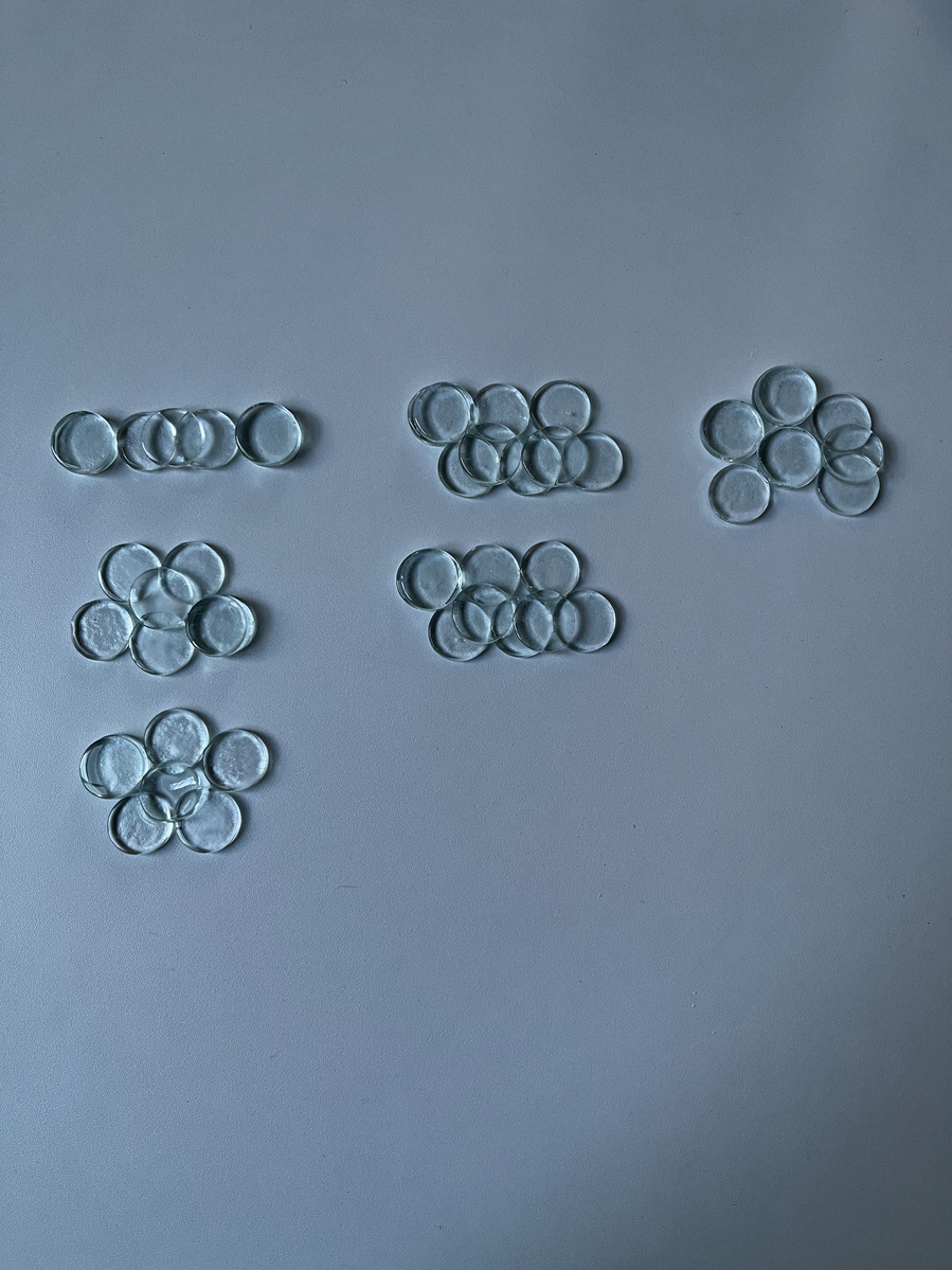 12.1.103 before breaking | 3mm float glass, drilling machine, grinder, plaster, fibre paper, kiln, water | 09.02.2023