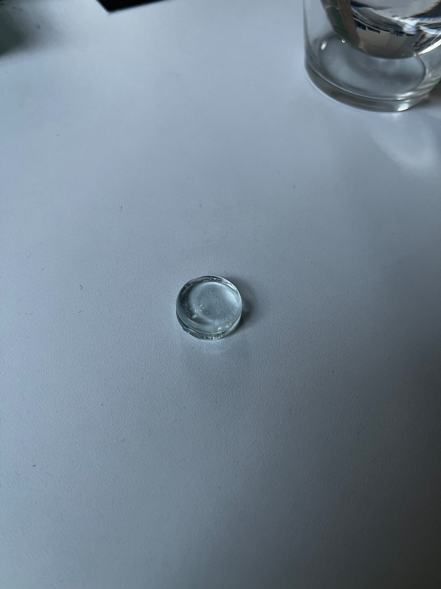 12.1.203 | 3mm float glass, drilling machine, grinder, plaster, fibre paper, kiln, water | 09.02.2023 | doryeek