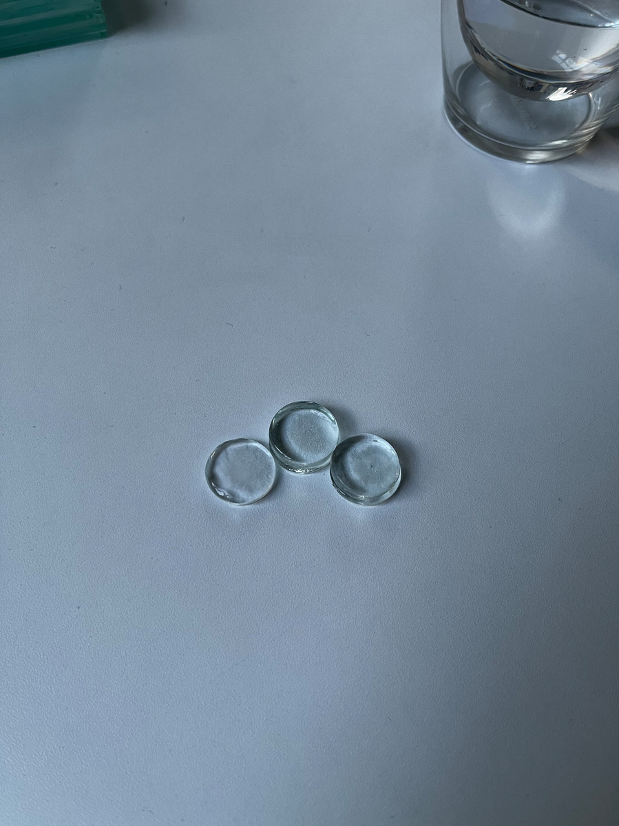 12.1.5 | 3mm float glass, drilling machine, grinder, plaster, fibre paper, kiln, water | 09.02.2023 | doryeek