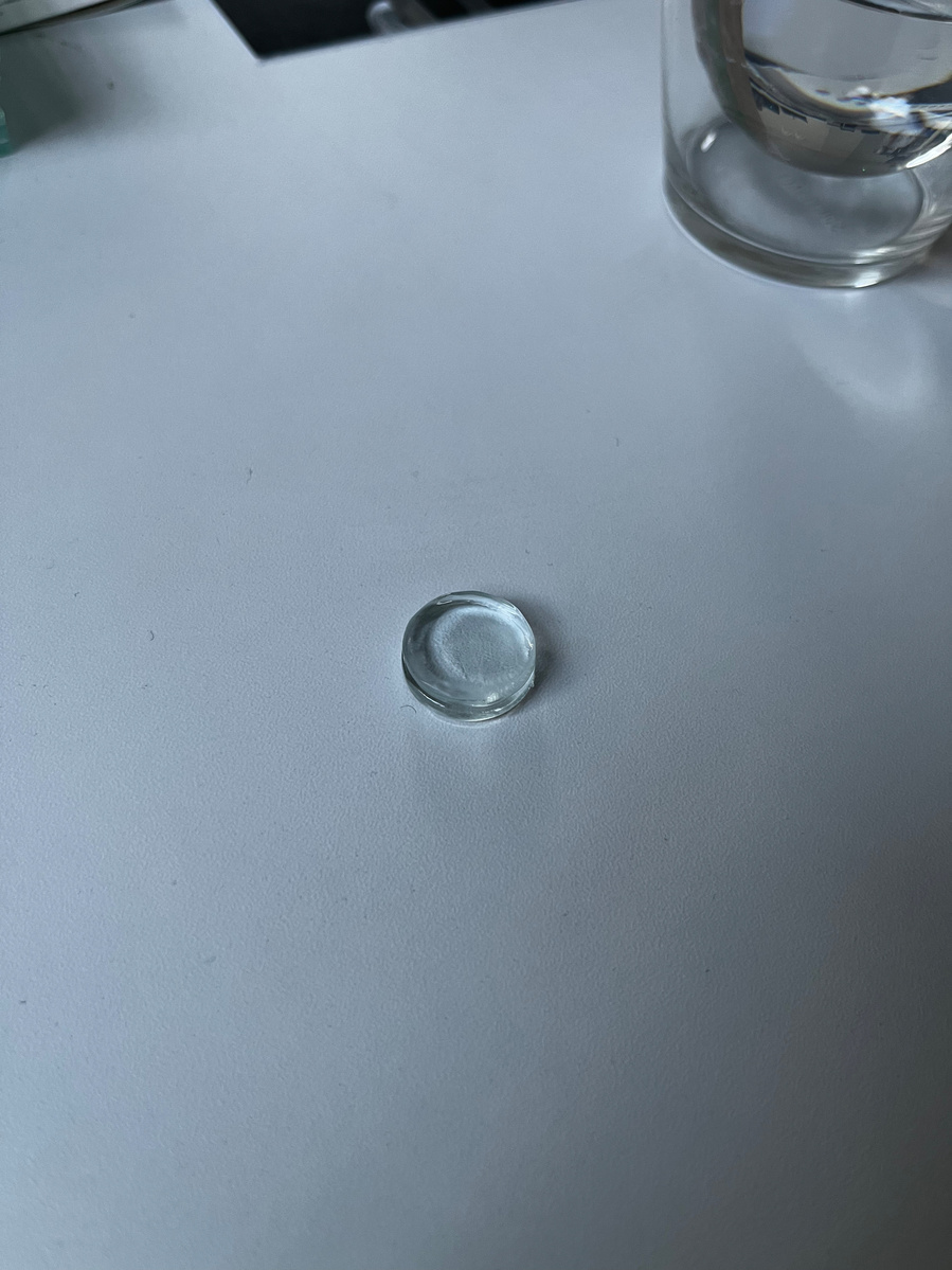 12.1.202 | 3mm float glass, drilling machine, grinder, plaster, fibre paper, kiln, water | 09.02.2023 | doryeek