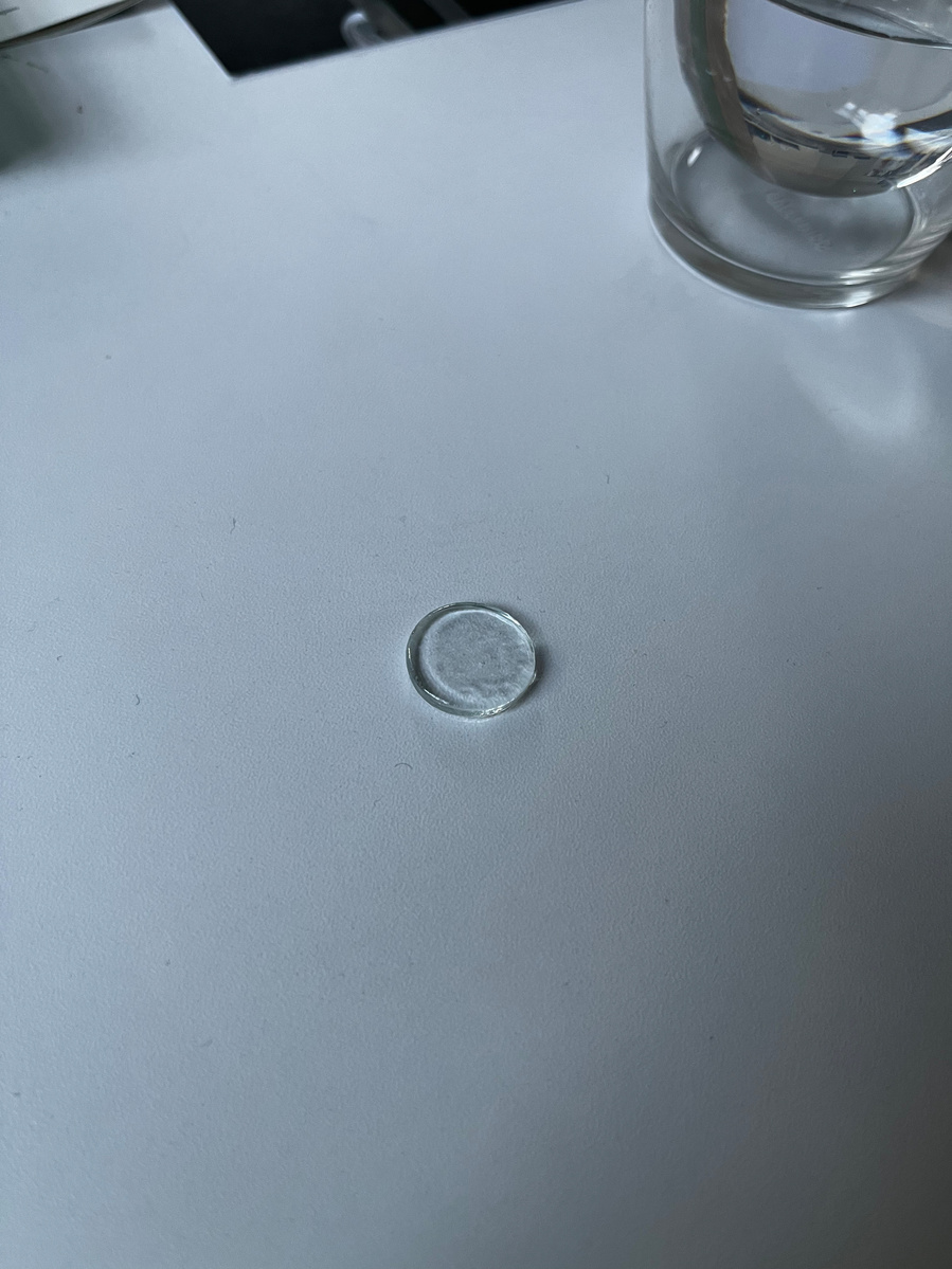12.1.101 | 3mm float glass, drilling machine, grinder, plaster, fibre paper, kiln, water | 09.02.2023 | doryeek