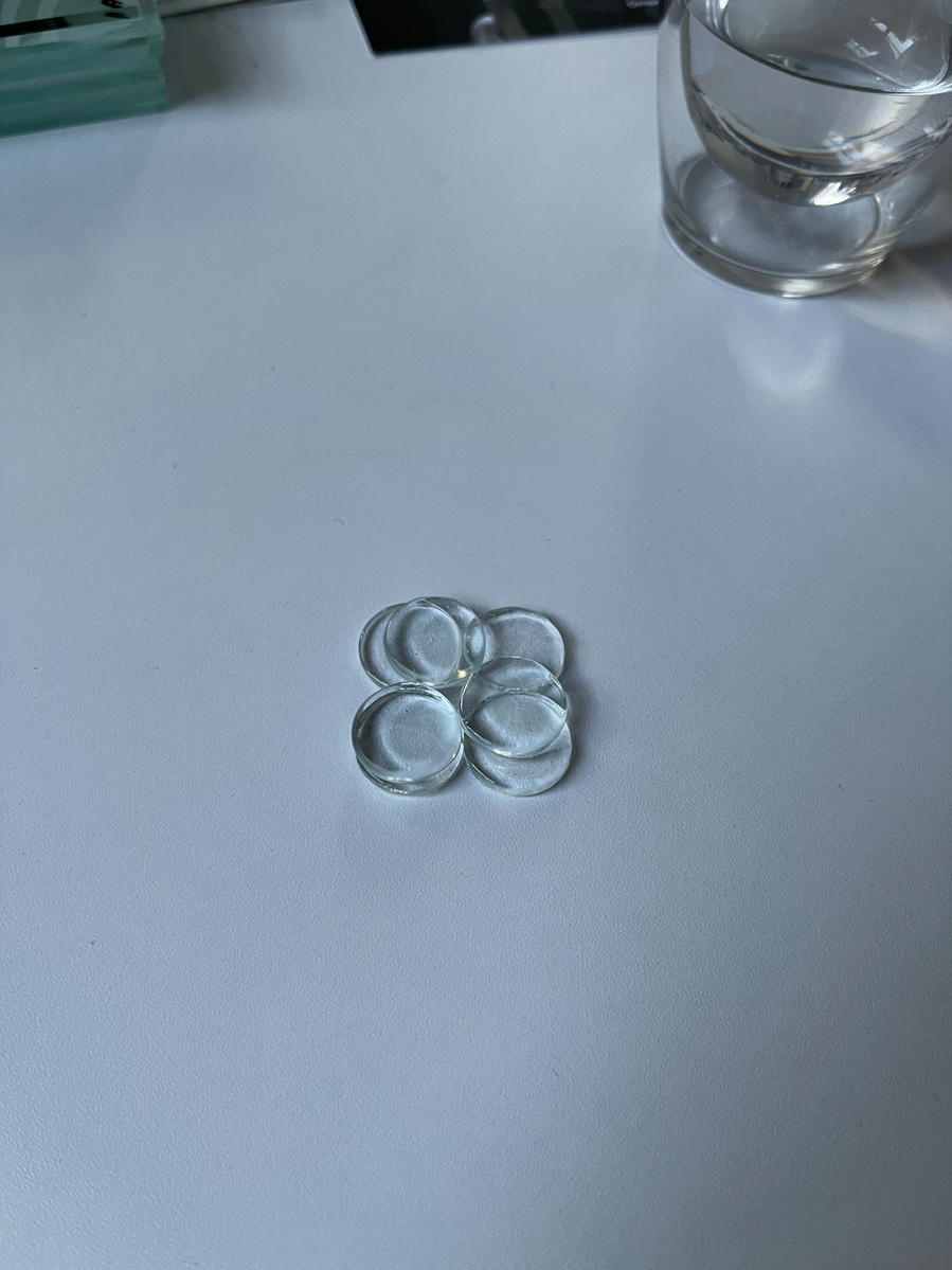 12.1.702 | 3mm float glass, drilling machine, grinder, plaster, fibre paper, kiln, water | 09.02.2023 | doryeek