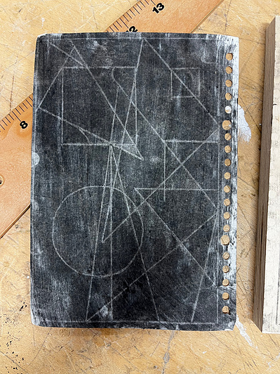 charcoal matting | charcoal chalk, pencil, paper | 16.02.2023 | doryeek