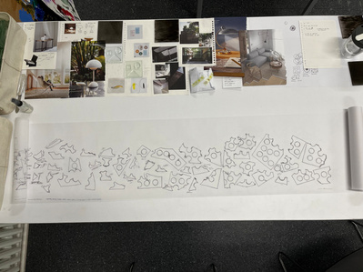 7.2 before kiln | tracing paper, pencil, pen | 31.01.2023 | doryeek