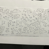12.2 outline overview | pen, pencil, marker, tracing paper | 06.02.2023 | doryeek