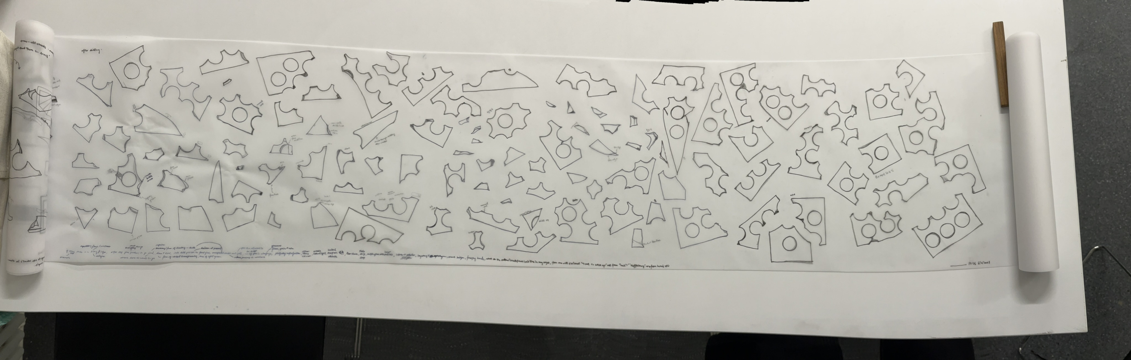 12.2 outline overview | pen, pencil, marker, tracing paper | 06.02.2023 | doryeek
