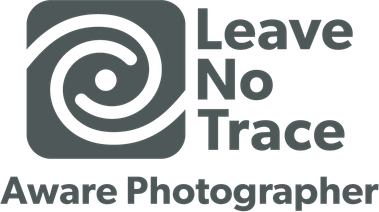 A logo of the Leave No Trace organization accompanied by the words 