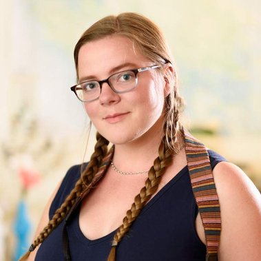 A portrait of the photographer, Kate Waterman Rose