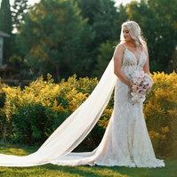 Sunset wedding portraits at Idylwylde Golf Course Sudbury