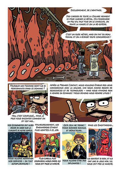 Planche de bande dessinée BD