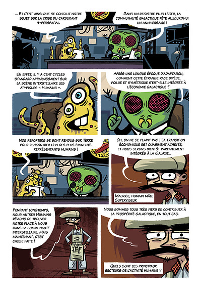 Planche de bande dessinée BD