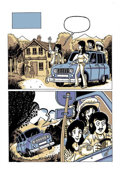Planche de bande dessinée BD