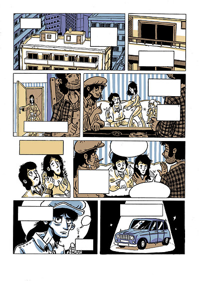 Planche de bande dessinée BD