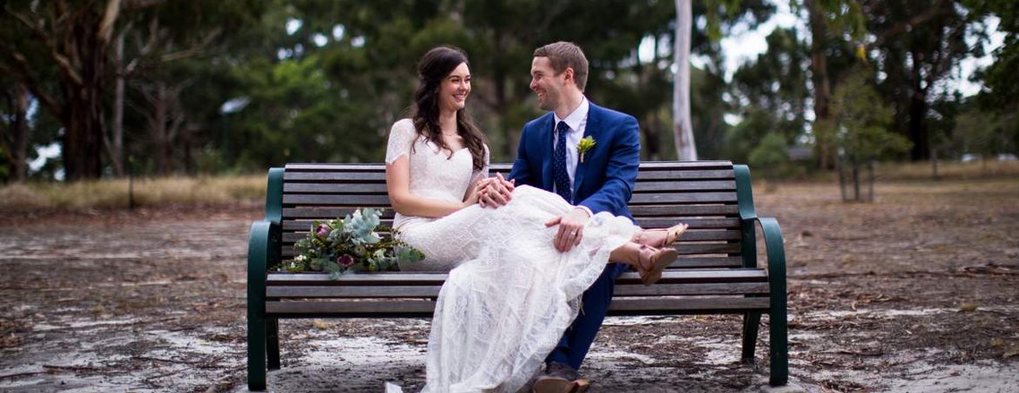 Creative Wedding Photography in Melbourne - Couple shoot at Fitzroy garden