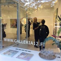 Irma Hameri "Flow/ers " Art Exhibition opening in Gallery G12