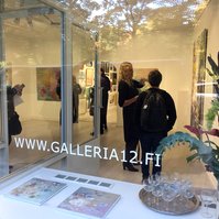 Irma Hameri "Flow/ers " Art Exhibition opening in Gallery G12