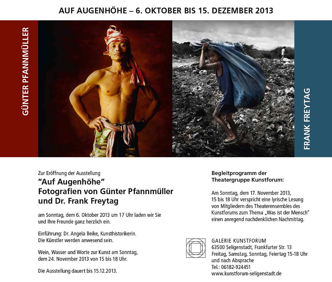 Galerie Kunstforum Seligenstadt 6.10.2013
Vernissage
