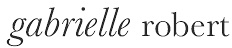 Gabrielle Robert Photographe