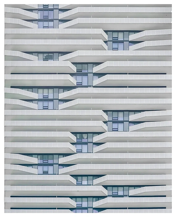 Contrast Balcony - Architectural photography