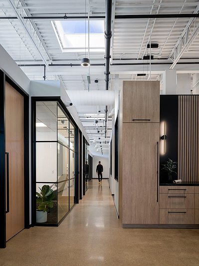 High-quality interior photography by a professional commercial photographer, showcasing a hallway