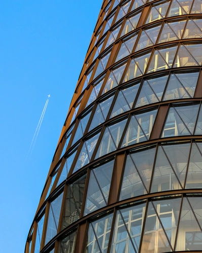 Stunning architectural photography of a mixed-use development project, captured by a professional interior design and architectural photographer.