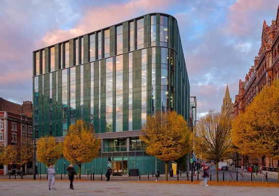 Contemporary commercial office façade – architectural photographer Manchester