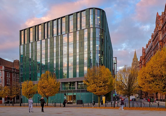 Contemporary commercial office façade – architectural photographer Manchester