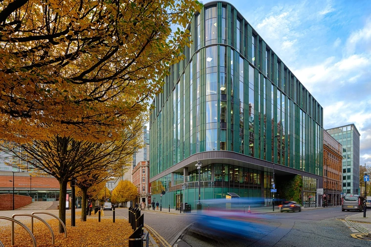 Architectural Photography Manchester -Striking close-up of modern architecture 