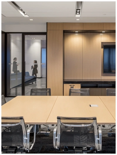 Interior Photography - Commercial workplace interiors showing boardroom