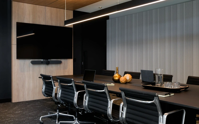 Interior Photography - Office architecture showcasing the boardroom