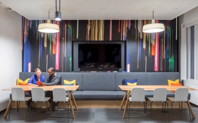 High-quality architectural photography by a professional interior photographer, showcasing commercial fit out design.