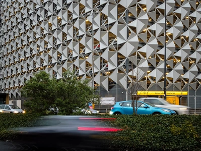 Stunning architectural photography of an infrastructure project, captured by a professional interior design and architectural photographer.