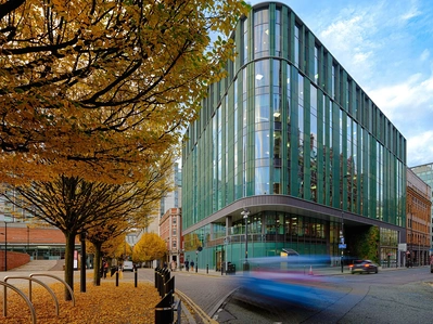 Stunning architectural photography of a commercial development, captured by a professional interior and architectural photographer.