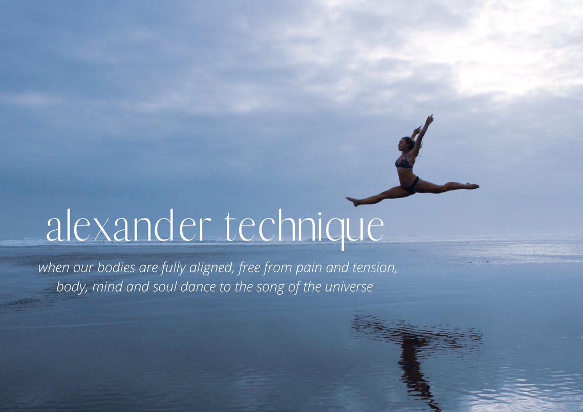 Alexander Technique; Girl jumping free,  demonstrating the power of body,mind & soul connection 