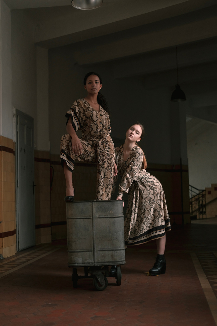 Klára Vyorálková a Claudie Domingosová.
H&M Fashion v Ostravě.
