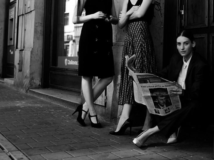 Jana Slezáková.
Anežka Oboda.
Táňa Doová.
Fashion H&M v Ostravě.
Tři Grácie.