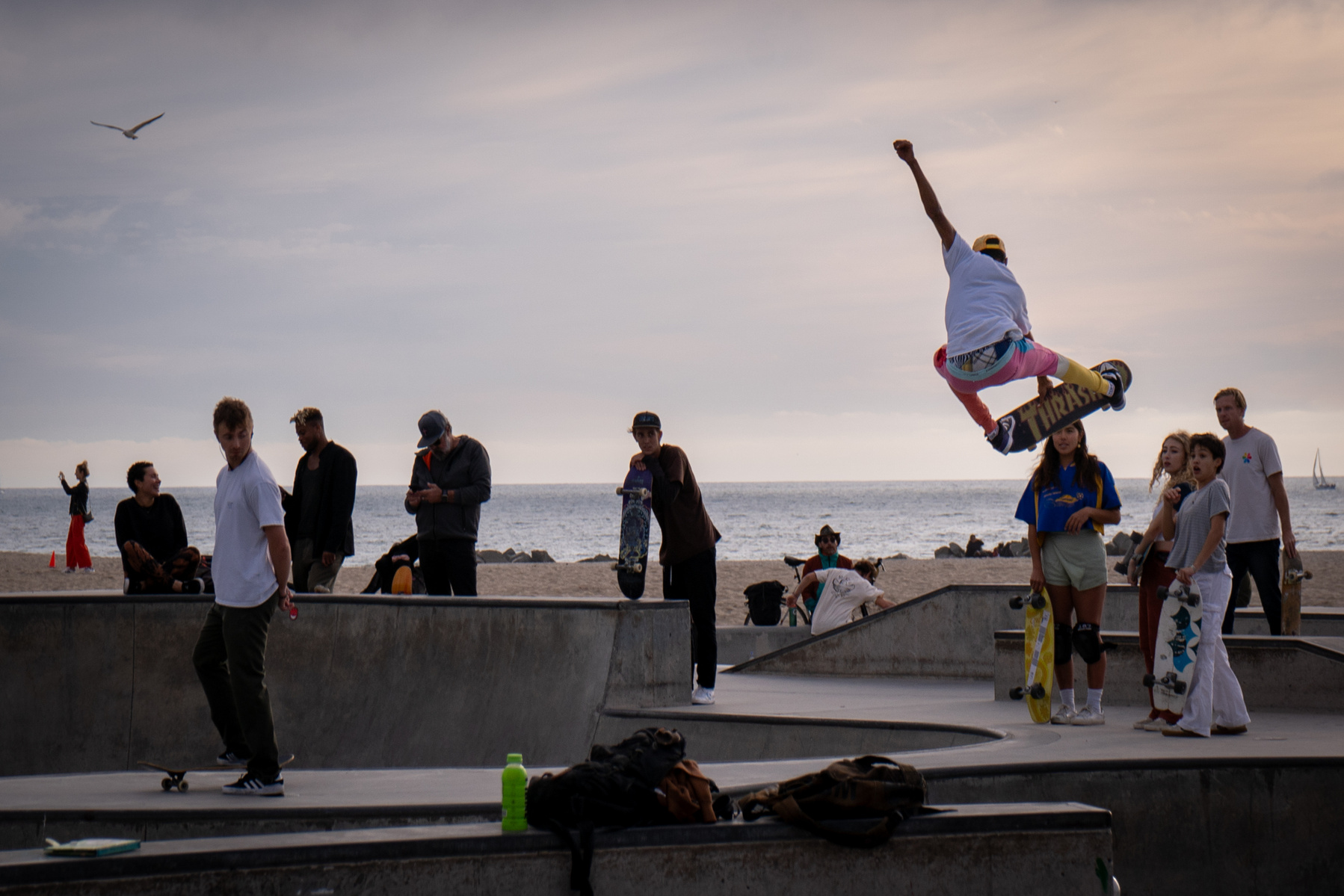 travel photography, Venice Beach Skate Park, Cali, action photography, street photography