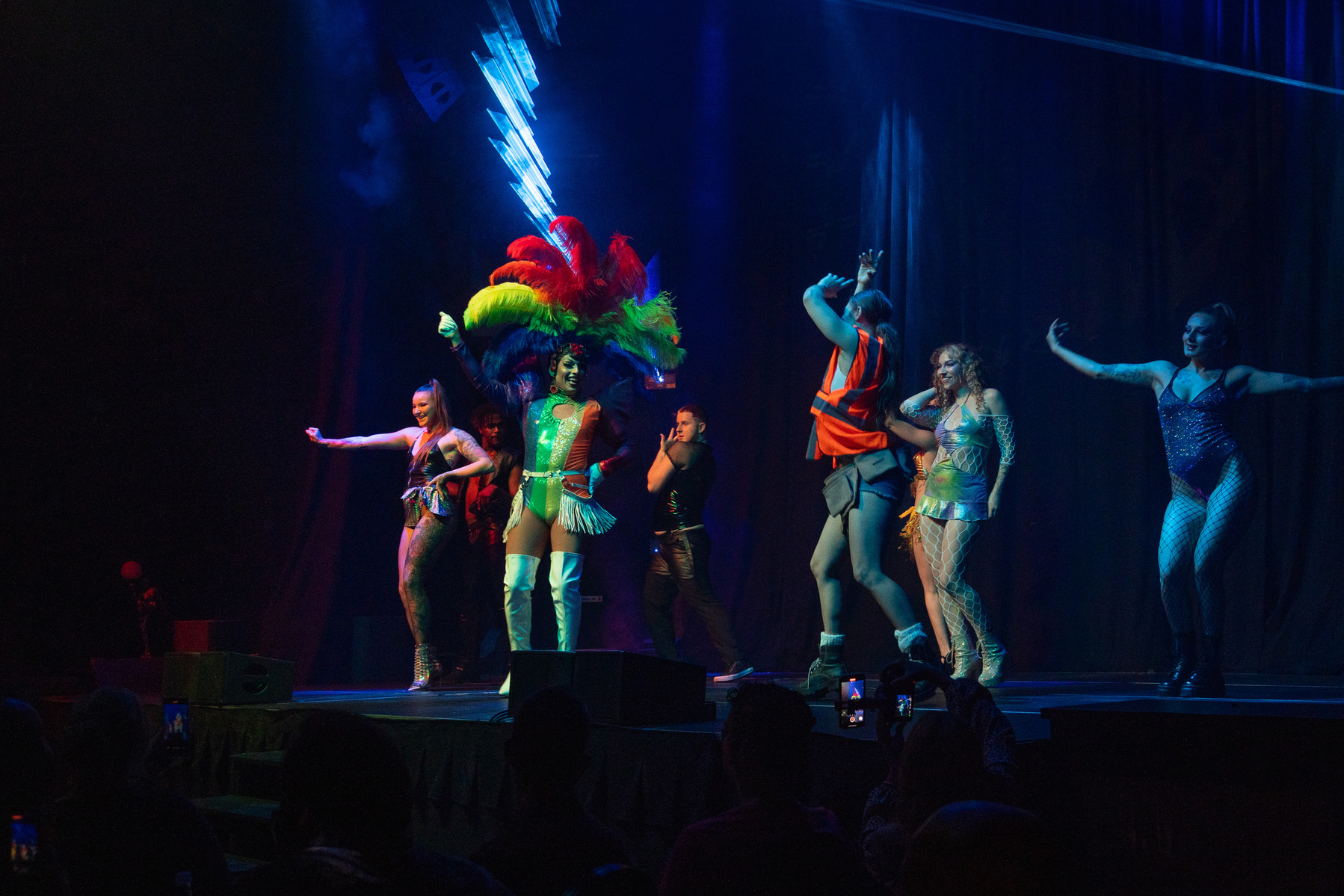 Event photography, performance art, circus performers, pride photography