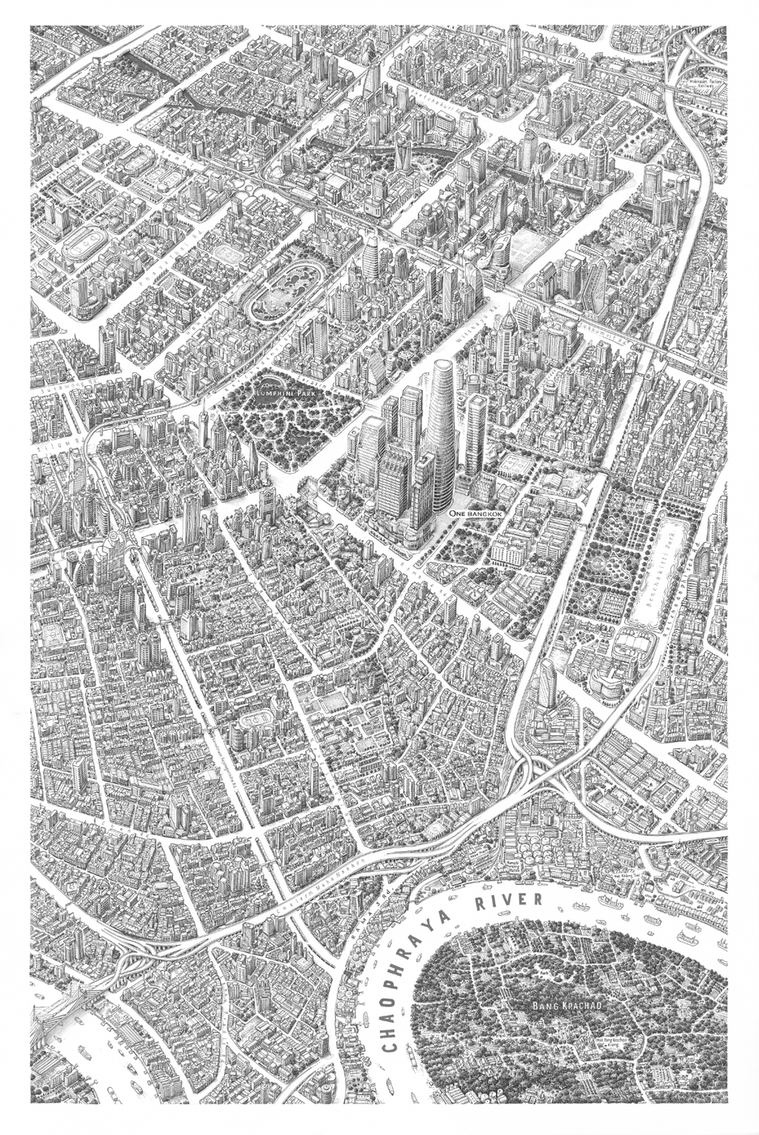 One Bangkok City map 2024