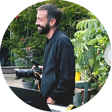 Behind the scenes photo of Eoin Holland at work. Picture credit: Tony Callaly 