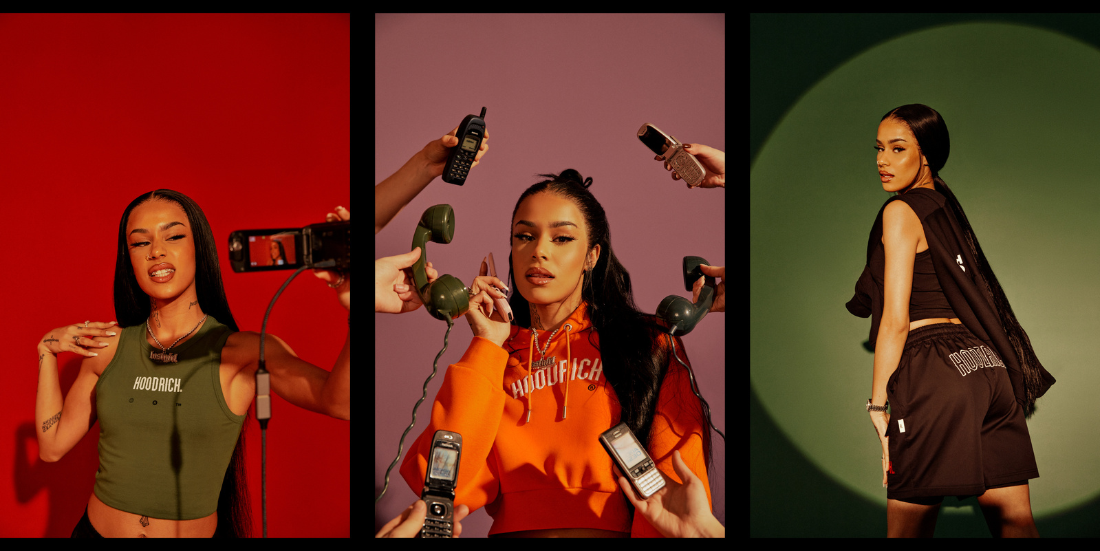 Hoodrich feat Lost Girl for Footasylum Womens, see further commercial portfolio. 