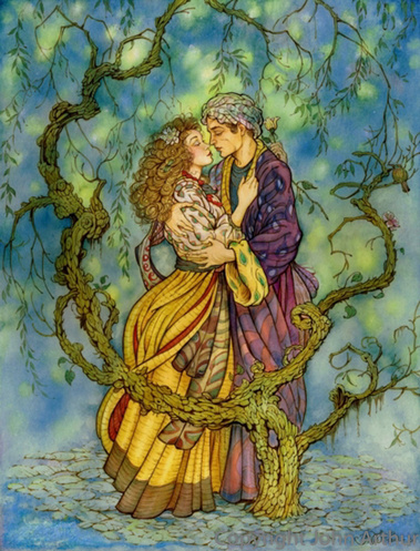 couple embracing