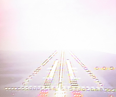 Title : When I am dreaming #2
Landing on a fuzzy, dreamy runway.