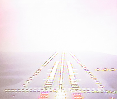 Title : When I am dreaming #2
Landing on a fuzzy, dreamy runway.