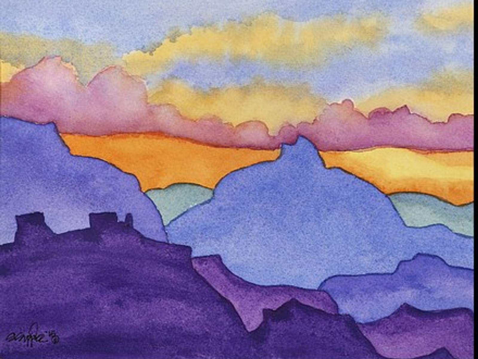 Grand Canyon Serena Supplee artist on the Colorado Plateau