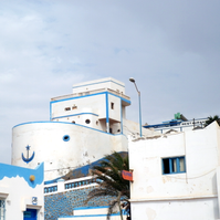 Former Spanish colonial building in Sidi Ifni, Morocco. Photograph by travel writer and photographer Aidan McMahon.