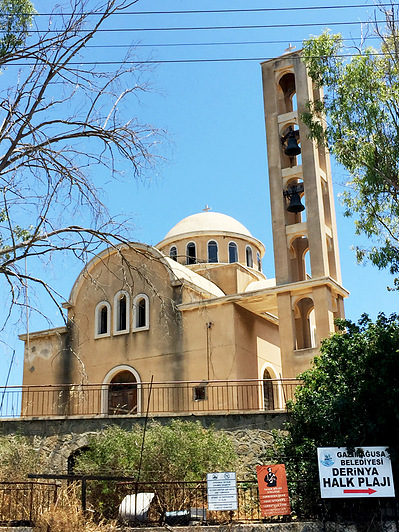 Abandoned church near Varosha/Maras resort in Northern Cyprus. Photograph by travel writer and photographer Aidan McMahon.